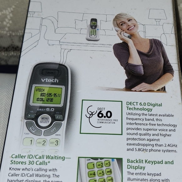 VTECH CORDLESS PHONE - Picture 2 of 4